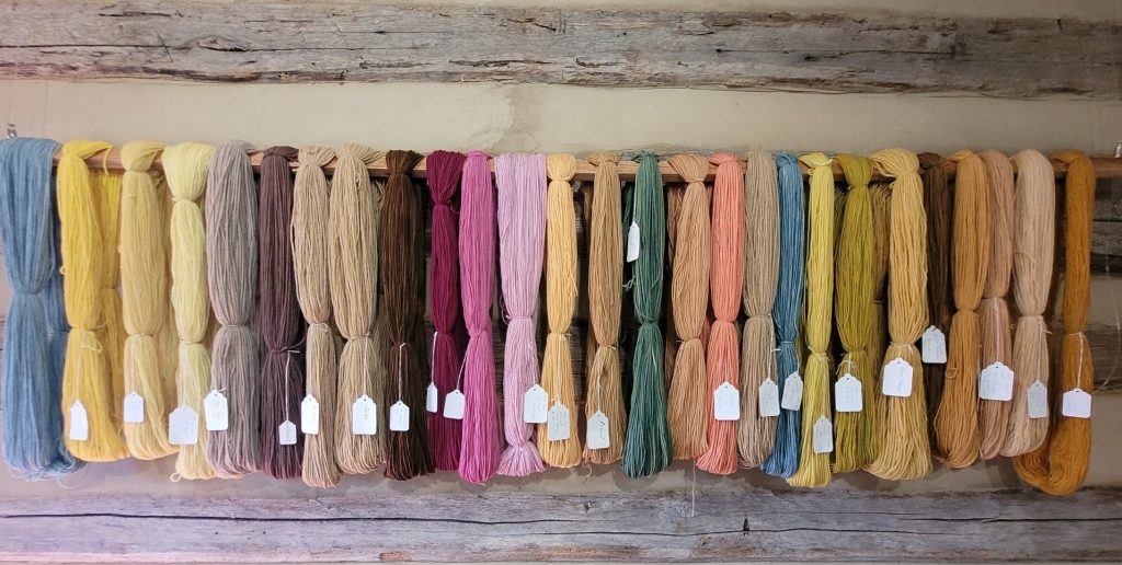 dyed yarn